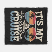 Couverture Polaire C'est ma croisière de remise de diplôme Voyage en (Devant (Horizontal))