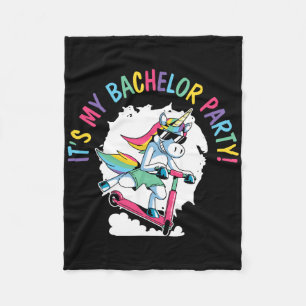 Couverture Polaire C'est ma licorne de mariage enterrement de vie de