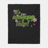 Couverture Polaire C'est Mahjong Time Game Mahjong Joueur Jeux (Devant)