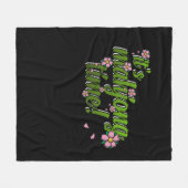 Couverture Polaire C'est Mahjong Time Game Mahjong Joueur Jeux (Devant (Horizontal))