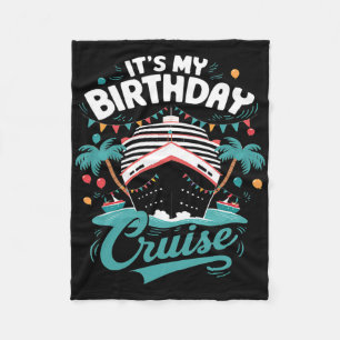 Couverture Polaire C'est mon anniversaire Croisière Vacances Annivers