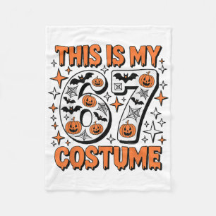 Couverture Polaire C'est mon costume 67 6 7 Mème Gen Alpha Halloween