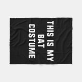 Couverture Polaire C'Est Mon Costume De Chauve-Feu Halloween Funny Ea (Devant (Horizontal))