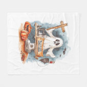 Couverture Polaire c'est mon costume de quilter effrayant (Devant (Horizontal))