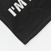 Couverture Polaire C'est mon costume humain Je suis vraiment un ours  (Coin)