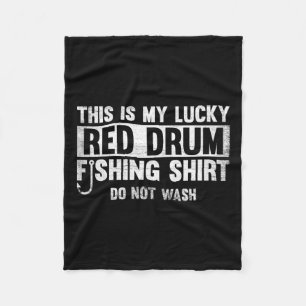 Couverture Polaire C'Est Mon Lucky Red Drum Fishing Cadeau