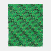 Couverture Polaire C'est Noël Y'All Word Art Green (Devant)