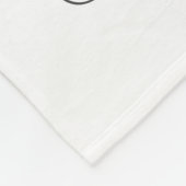 Couverture Polaire C'EST NOUS Script manuscrit Coeurs 16 Photo (Coin)