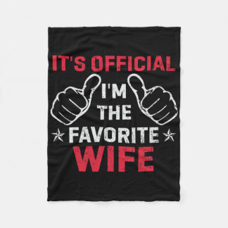 Couverture Polaire C'est officiel Je suis la femme Vintage préférée