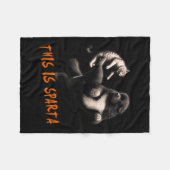 Couverture Polaire C'Est Sparta - Chien Vs Chat (Devant (Horizontal))