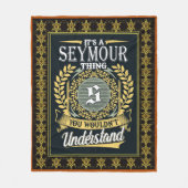 Couverture Polaire C'est un Seymour que vous ne pouviez pas comprendr (Devant)