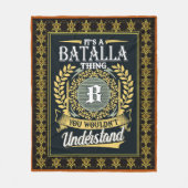 Couverture Polaire C'est une Batalla que vous ne pouviez pas comprend (Devant)