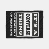 Couverture Polaire C'est une chose inverse que vous comprendriez Funn (Devant (Horizontal))