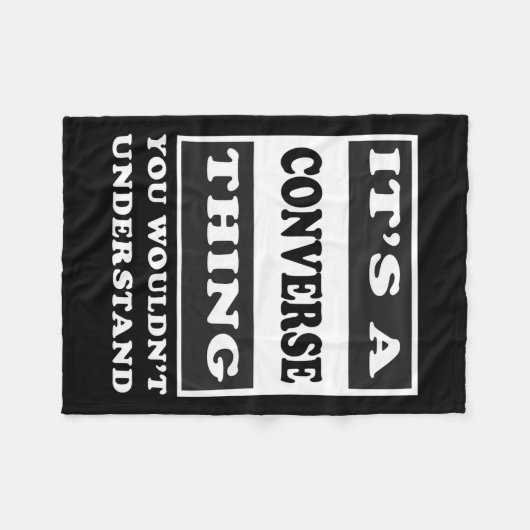 Couverture Polaire C'est une chose inverse que vous comprendriez Funn (Devant (Horizontal))