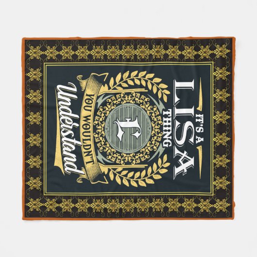 Couverture Polaire C'est une Lisa que tu ne pouvais pas comprendre (Devant (Horizontal))