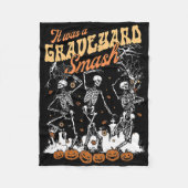 Couverture Polaire C'Était Un Squelette Graveyard Smash Saison Éffray (Devant)