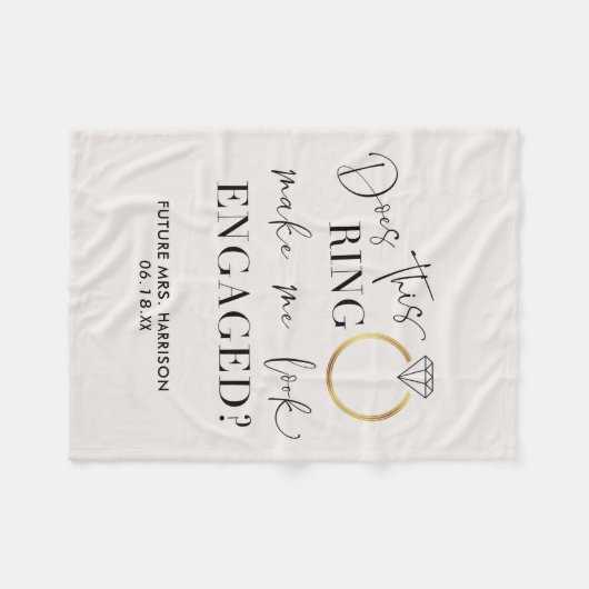 Couverture Polaire CETTE ANNEAU ME FAIT-ELLE paraître Engagée Calligr (Devant (Horizontal))