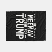 Couverture Polaire Cette Meemaw A Voté Pour Trump 2024, Fière Grand-M (Devant (Horizontal))