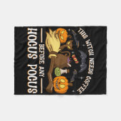 Couverture Polaire Cette Sorcière A Besoin De Café Avant N'Importe Qu (Devant (Horizontal))