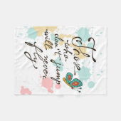 Couverture Polaire Ceux qui ne sautent pas ne voleront jamais (Devant (Horizontal))