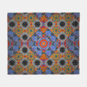 Couverture Polaire Châle de Bandanna, conception de tissu nappe, nec  (Devant (Horizontal))