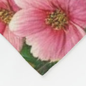 Couverture Polaire Chalet de printemps/jardin & chat (Coin)