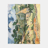 Couverture Polaire Chalets à Cordeville Vincent van Gogh (Devant)