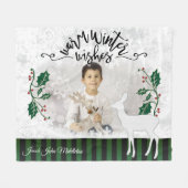 Couverture Polaire Chaleureux désir d'hiver (Devant (Horizontal))