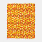 Couverture Polaire Chaleureux et confortable Bee Inspiré Honeypeb Bla (Devant)
