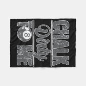 Couverture Polaire Chalk Dirty Me Billiards 8 (Devant (Horizontal))