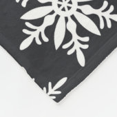 Couverture Polaire chalkboard d'art flétan blanc (Coin)
