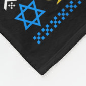 Couverture Polaire Challah At Ya Girl Jewish Hanukkah Fun  (Coin)