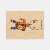 Couverture Polaire Chaman au tambour (Devant (Horizontal))