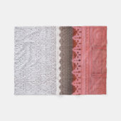 Couverture Polaire Chambre de corail rose (Devant (Horizontal))