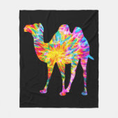 COUVERTURE POLAIRE CHAMEAU TIE DYE (Devant)