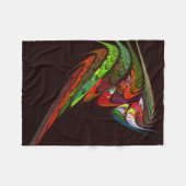 Couverture Polaire Chameleon Art Abstrait (Devant (Horizontal))