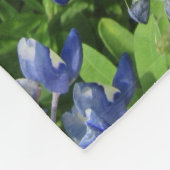 Couverture Polaire Champ de Bluebonnets du Texas (Coin)