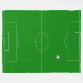 Couverture Polaire Champ de football (Devant (Horizontal))