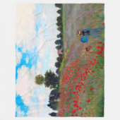 Couverture Polaire Champ de pavot, Monet (Devant)