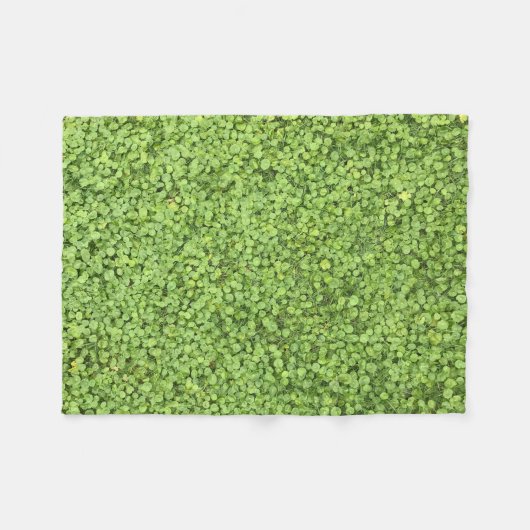Couverture Polaire Champ de plante vert (Devant (Horizontal))