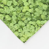 Couverture Polaire Champ de plante vert (Coin)