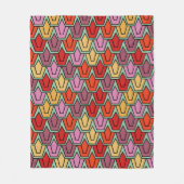 Couverture Polaire Champ de tulipe mixte (Devant)