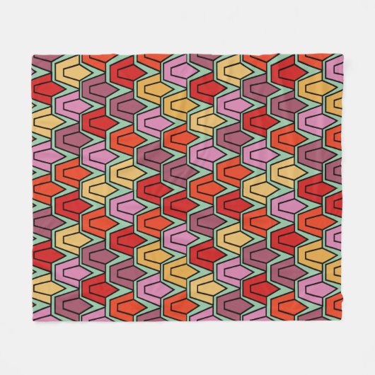 Couverture Polaire Champ de tulipe mixte (Devant (Horizontal))