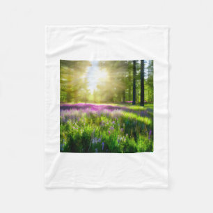 Couverture Polaire Champ Lavender