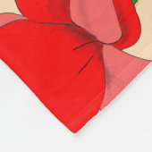 Couverture Polaire Champ Red Poppy (Coin)