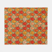 Couverture Polaire Champ Tulipe orange (Devant (Horizontal))