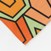 Couverture Polaire Champ Tulipe orange (Coin)