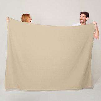 Couverture Polaire Champagne Beige 