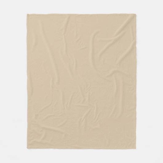 Couverture Polaire Champagne Beige (Devant)