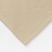 Couverture Polaire Champagne Beige (Coin)